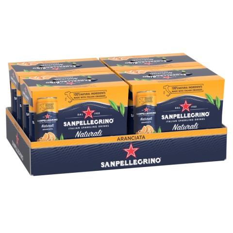 SANPELLEGRINO ARANCIATA 0.33 L x 24 szt